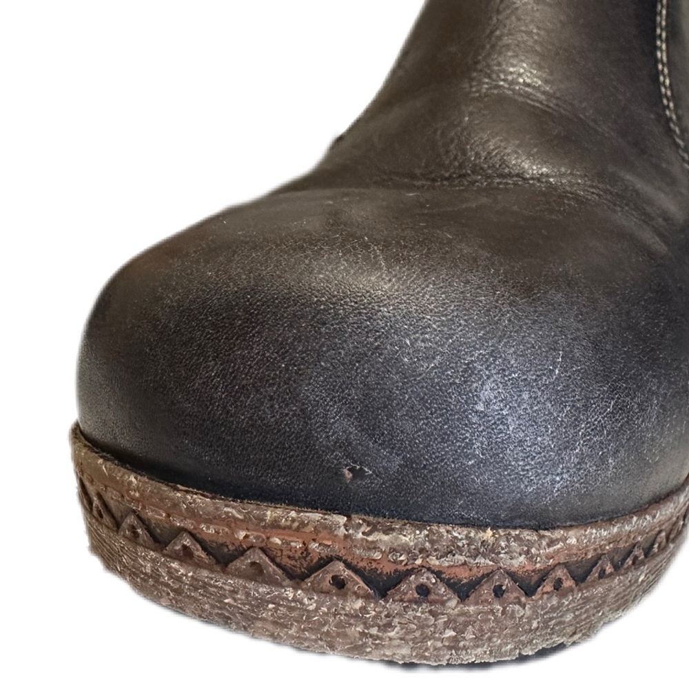 PIKOLINOS Leather Ankle Booties in the color Lead Size 7.5-8 - Picture 13 of 14